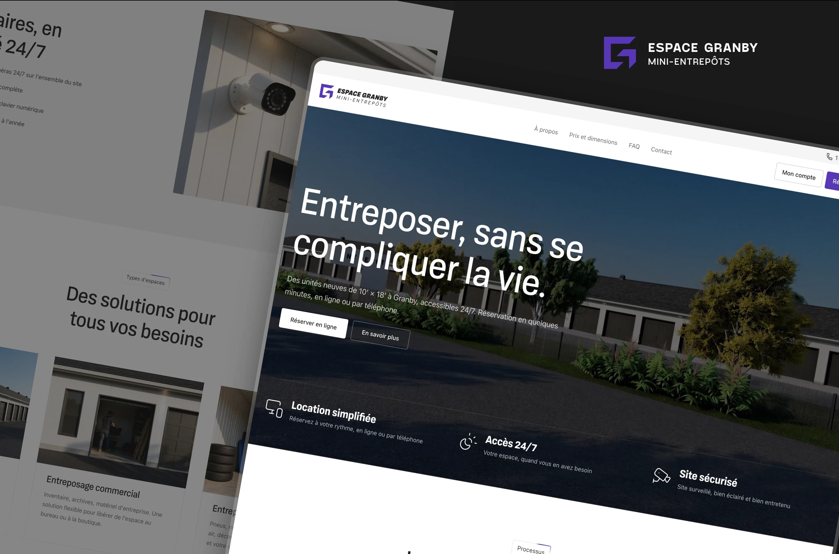 Aperçu du site Espace Granby