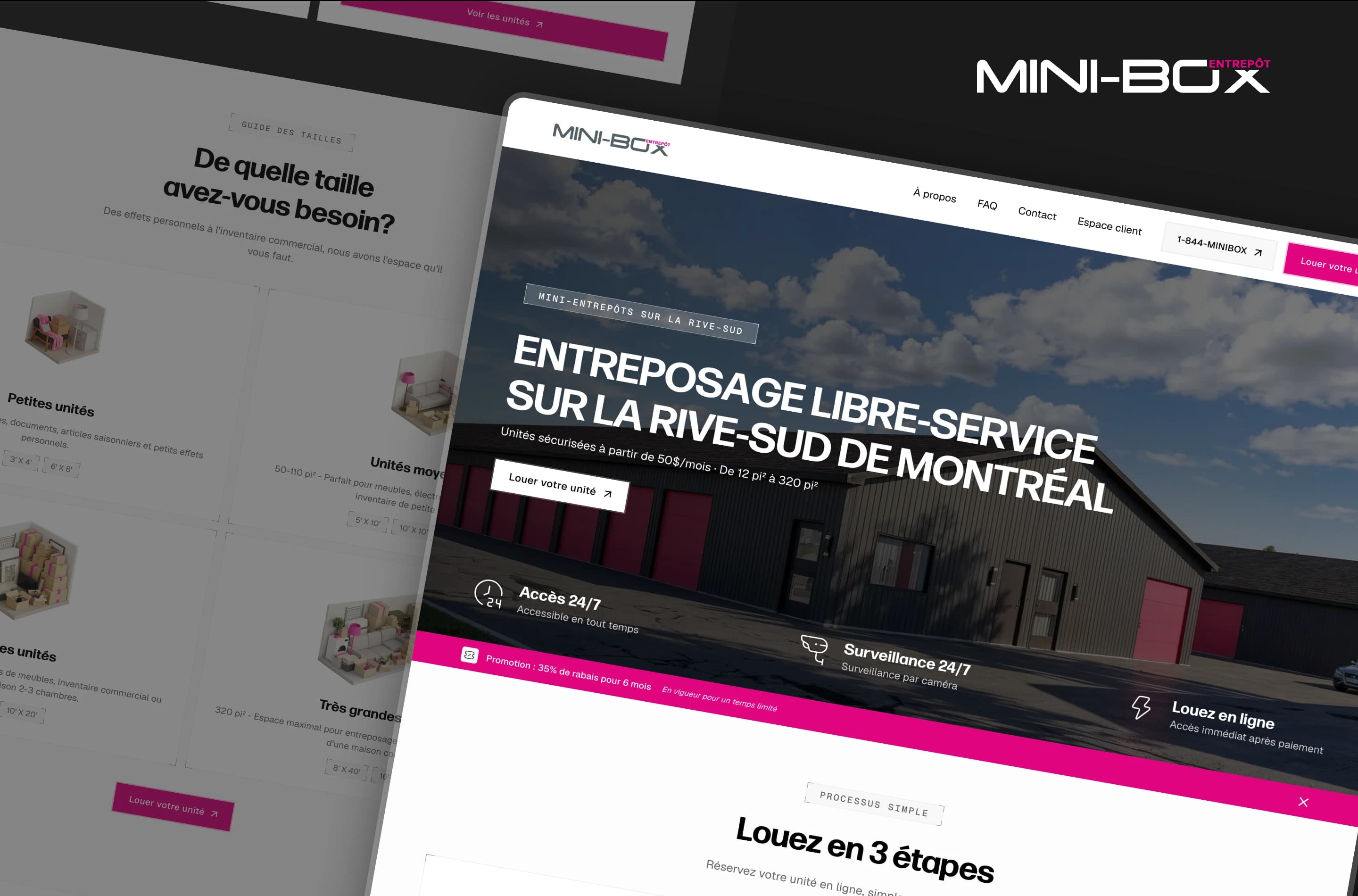 Aperçu du site Mini-Box